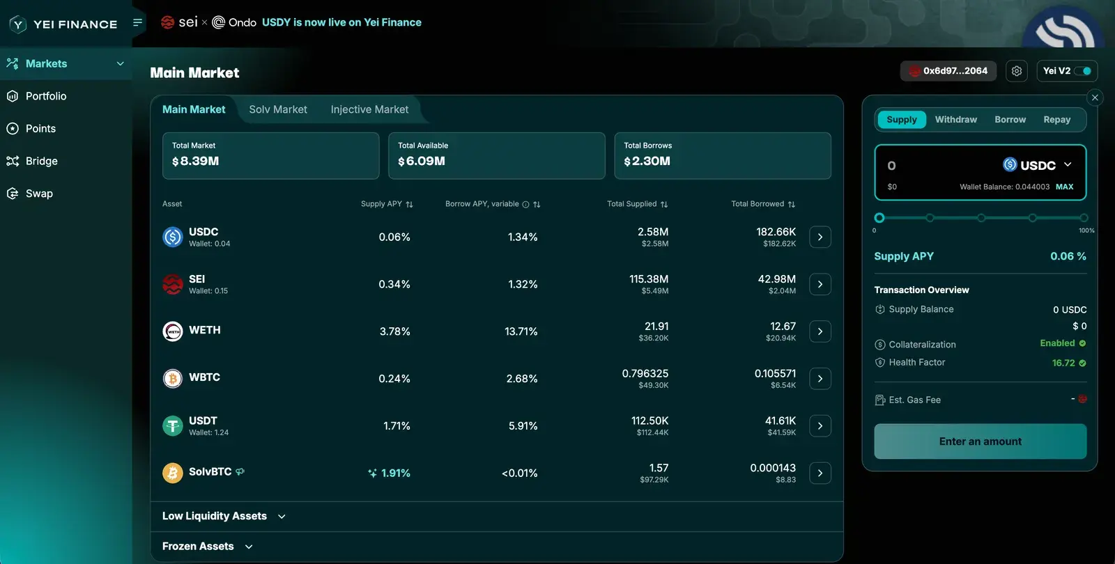 Yei Finance